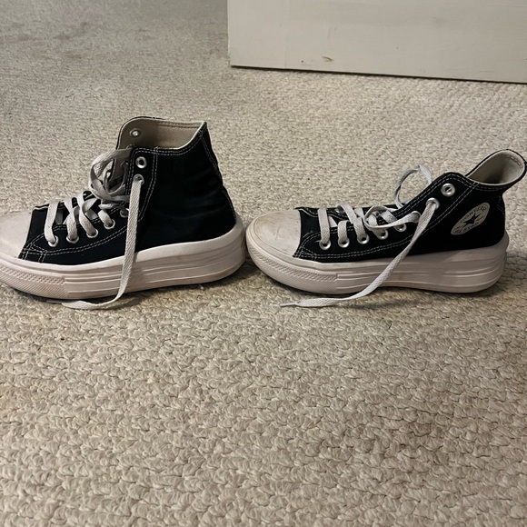 Platform Converse, Worn/Used, Size US 6 - Picture 7 of 8